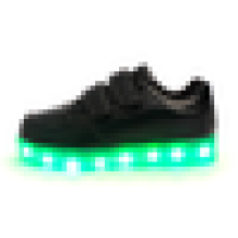 Kids USB chargeant 7 couleurs a conduit des chaussures de danse Chaussures menées 2016